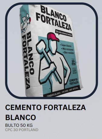 Cemento Fortaleza Blanco